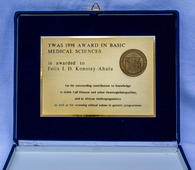 Third World Academy of Sciences Award (TWAS) 1998