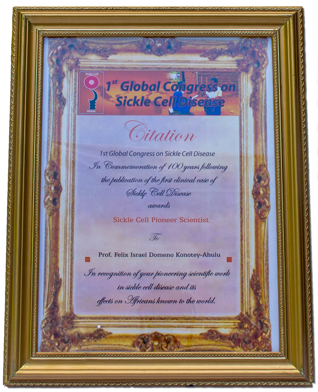 SICKLE CELL PIONEER SCIENTIST